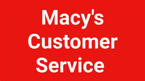 macy's store phone number.